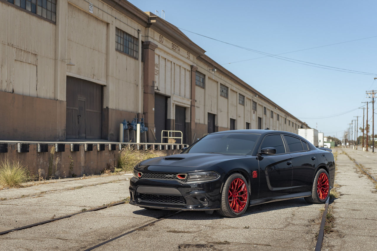 2020 Dodge Charger - Asanti MOGUL - Red | Wheel Pros